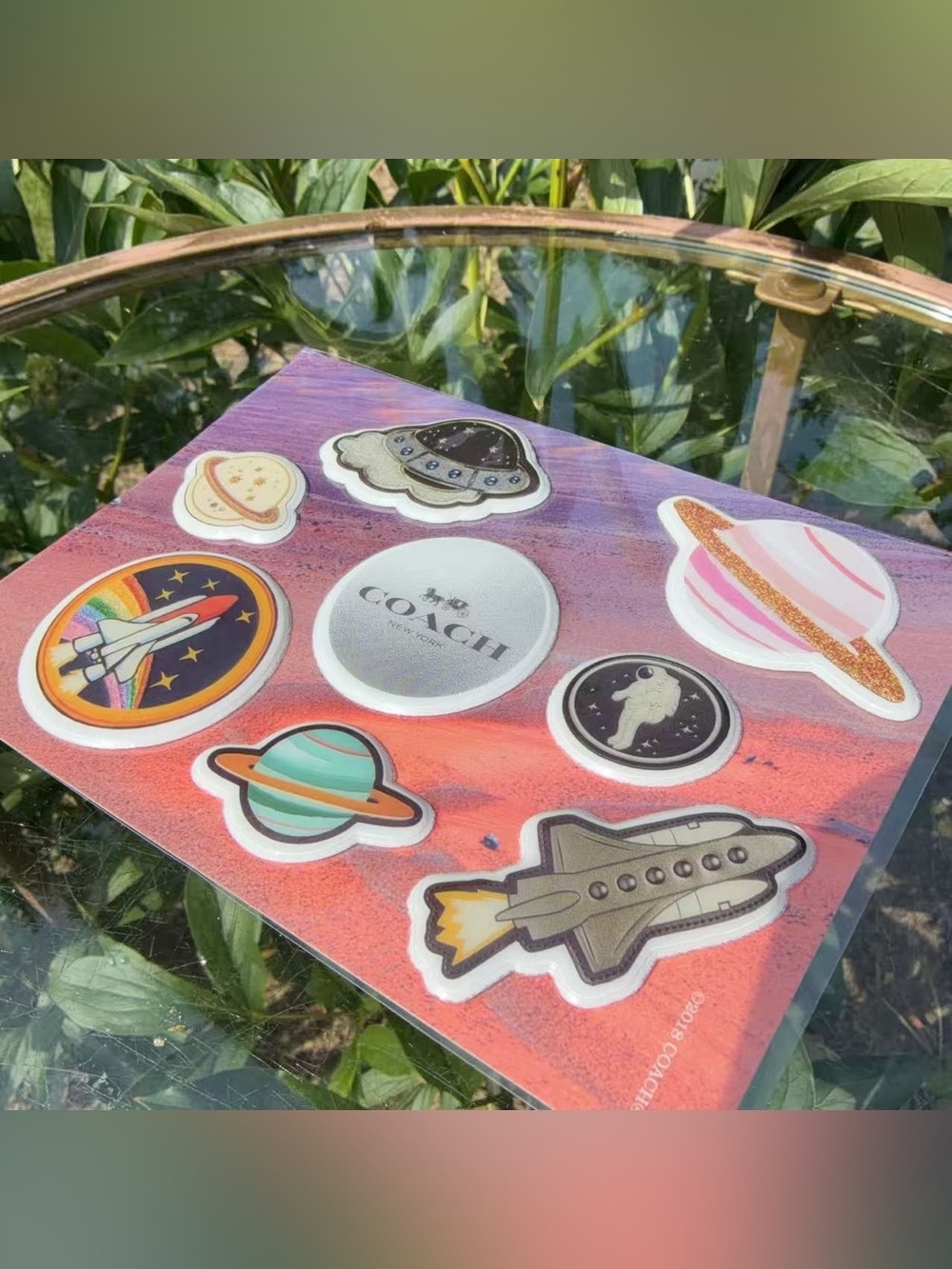 Coach Space Explorer Sticker Set - Picture 6 of 6